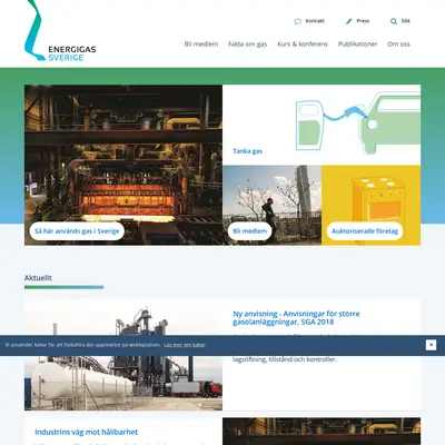 Energigas startsida 2019
