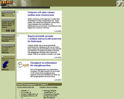 Energimagasinet startsida 2002