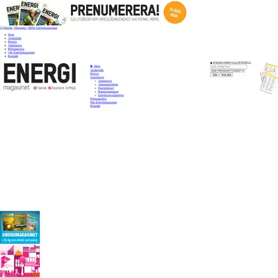 Energimagasinet startsida 2023
