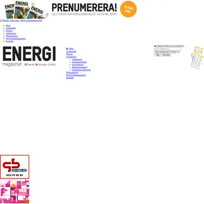 Energimagasinet startsida 2024