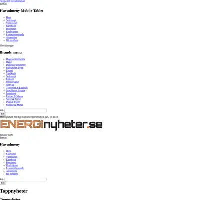 Energinytt startsida 2018