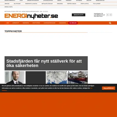 Energinytt startsida 2021
