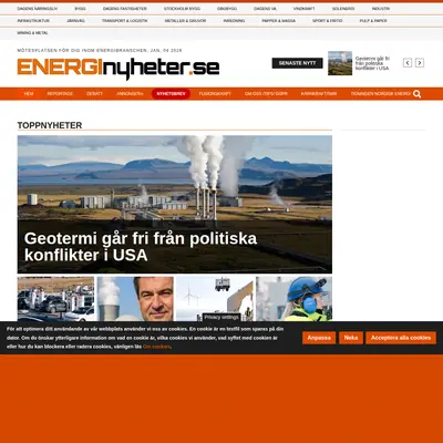 Energinytt startsida 2026