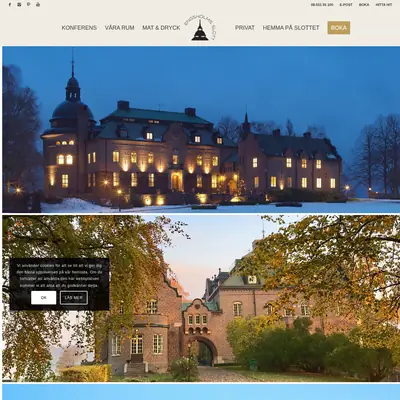 Engsholms Slott, engsholm.se startsida 2021