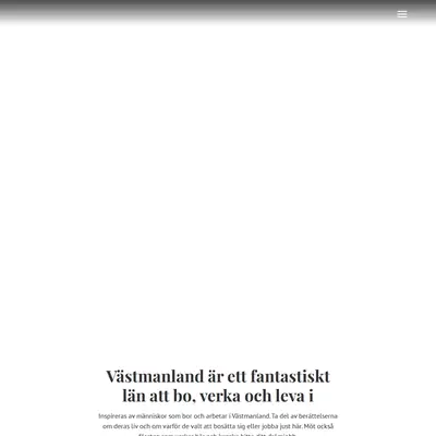 Enter Västmanland, entervastmanland.se startsida 2024