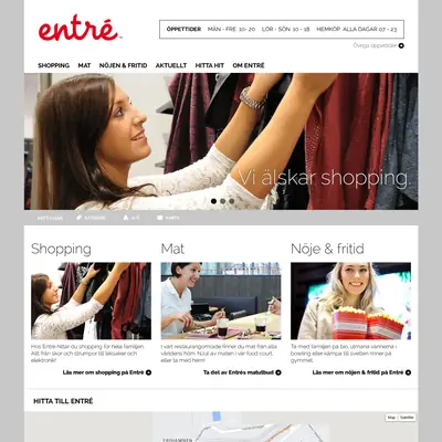 Entré startsida 2014