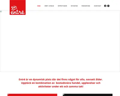 Entré startsida 2025
