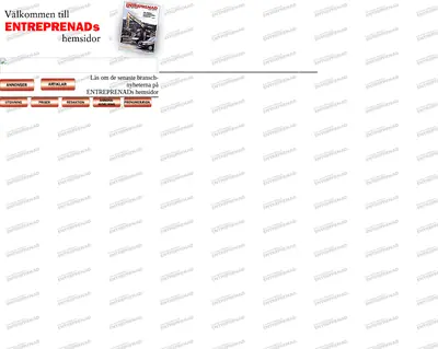 entreprenad.com startsida 1999
