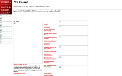 entreprenad.com startsida 2008