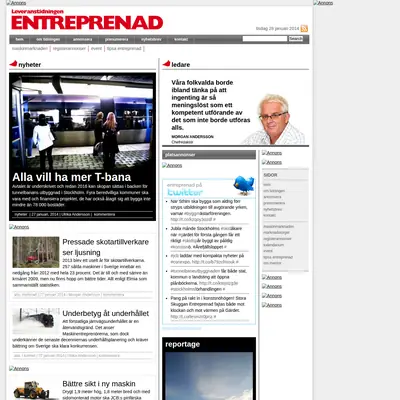 entreprenad.com startsida 2014