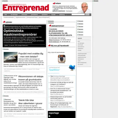 entreprenad.com startsida 2016