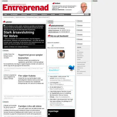 entreprenad.com startsida 2017
