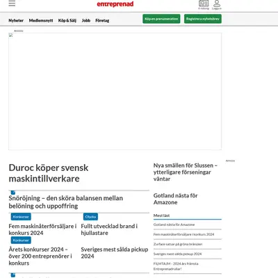 entreprenad.com startsida 2025