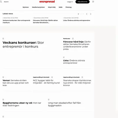 entreprenad.com startsida 2026