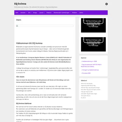 EQ kvinna startsida 2018