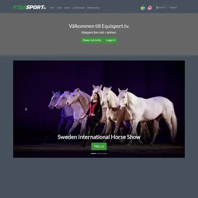 equisport.tv startsida 2022