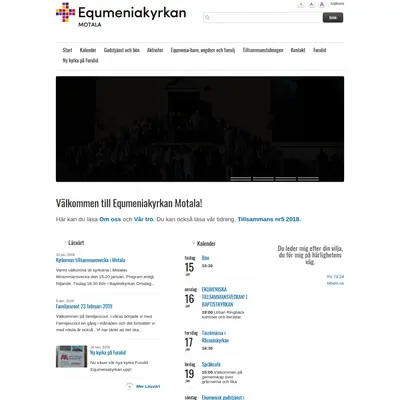 Tillsammans Equmeniakyrkan Motala startsida 2019