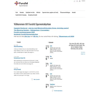 Tillsammans Equmeniakyrkan Motala startsida 2020