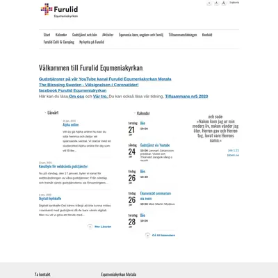 Tillsammans Equmeniakyrkan Motala startsida 2021