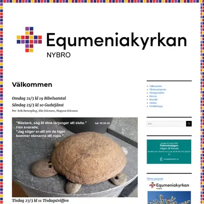 Equmeniakyrkan Nybro startsida 2018