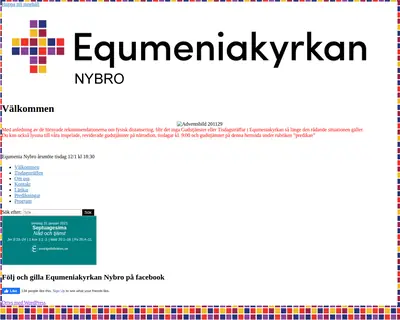 Equmeniakyrkan Nybro startsida 2021