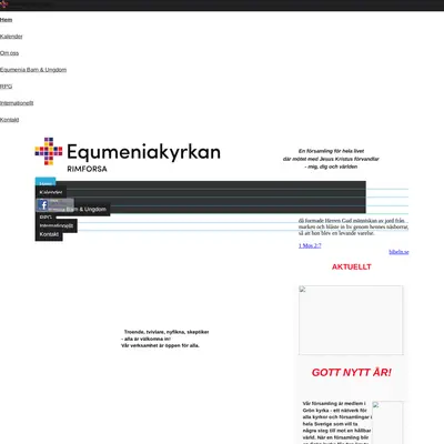 Equmeniakyrkan Rimforsa startsida 2023