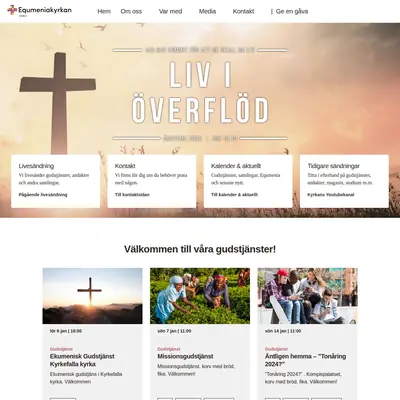 Equmeniakyrkan Tibro startsida 2024