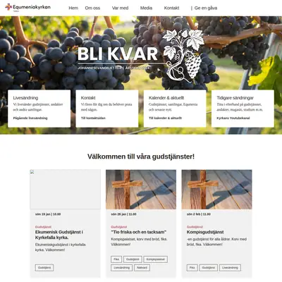 Equmeniakyrkan Tibro startsida 2025