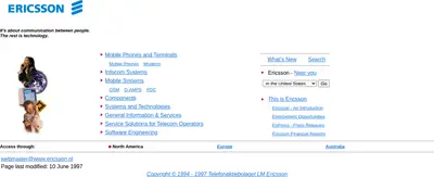 Ericsson Technology Review startsida 1997