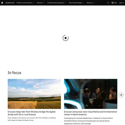 Ericsson Technology Review startsida 2022