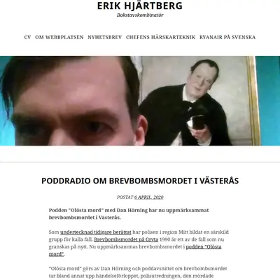 erikhjartberg.se startsida 2020