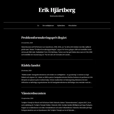 erikhjartberg.se startsida 2025