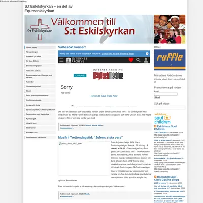 S:t Eskilskyrkans Församlingsblad startsida 2014