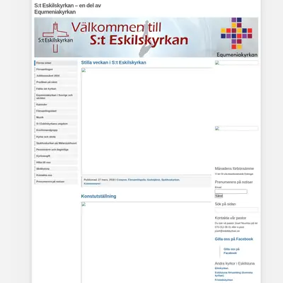 S:t Eskilskyrkans Församlingsblad startsida 2018