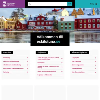 Eskilstuna Direkt startsida 2025