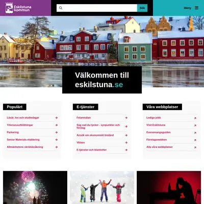 Eskilstuna Direkt startsida 2026