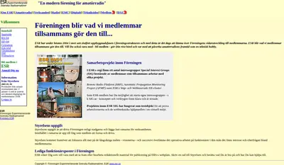 esr.se startsida 2005