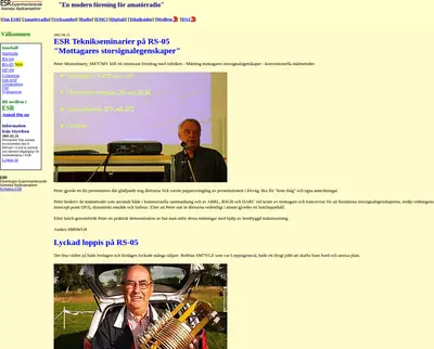 esr.se startsida 2006