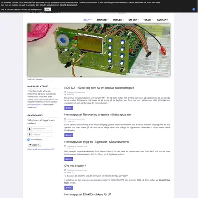 esr.se startsida 2021