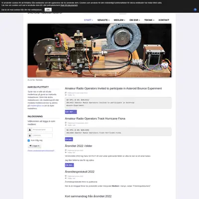 esr.se startsida 2023