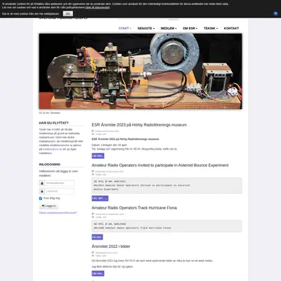esr.se startsida 2024