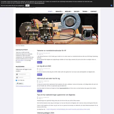 esr.se startsida 2025