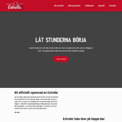 www.estrella.se startsida 2024