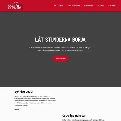 www.estrella.se startsida 2025