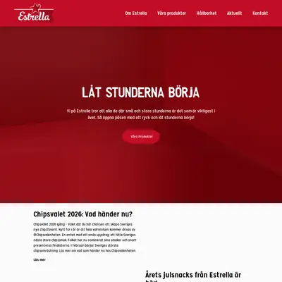www.estrella.se startsida 2026