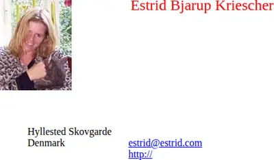 Estrid startsida 2001