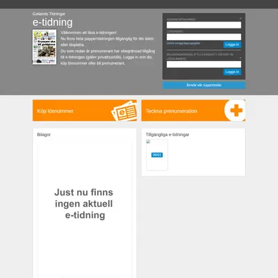 Gotlands Tidningar startsida 2014