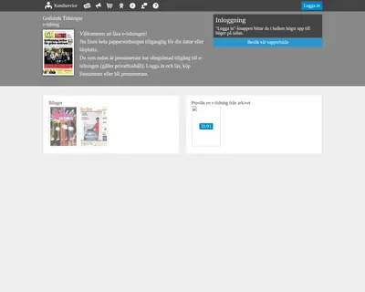 Gotlands Tidningar startsida 2015