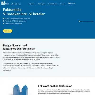 www.eurofinans.se startsida 2024