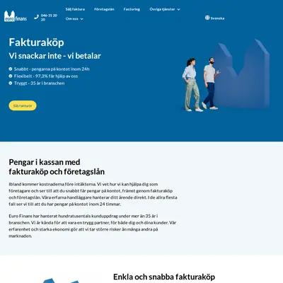 www.eurofinans.se startsida 2025